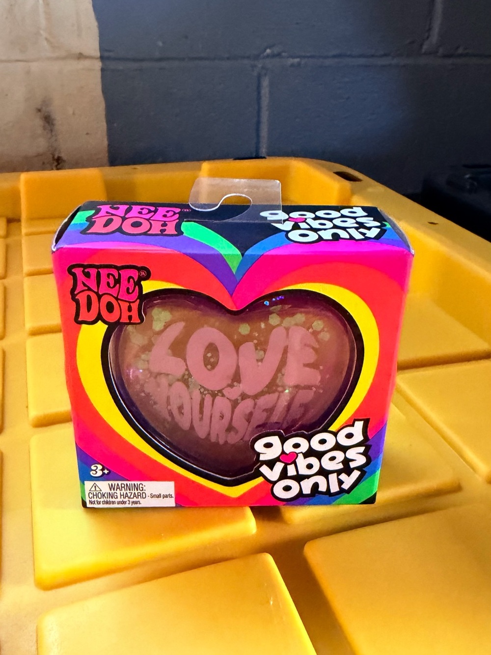 Needoh Love Yourself Heart Stress Ball - Pink